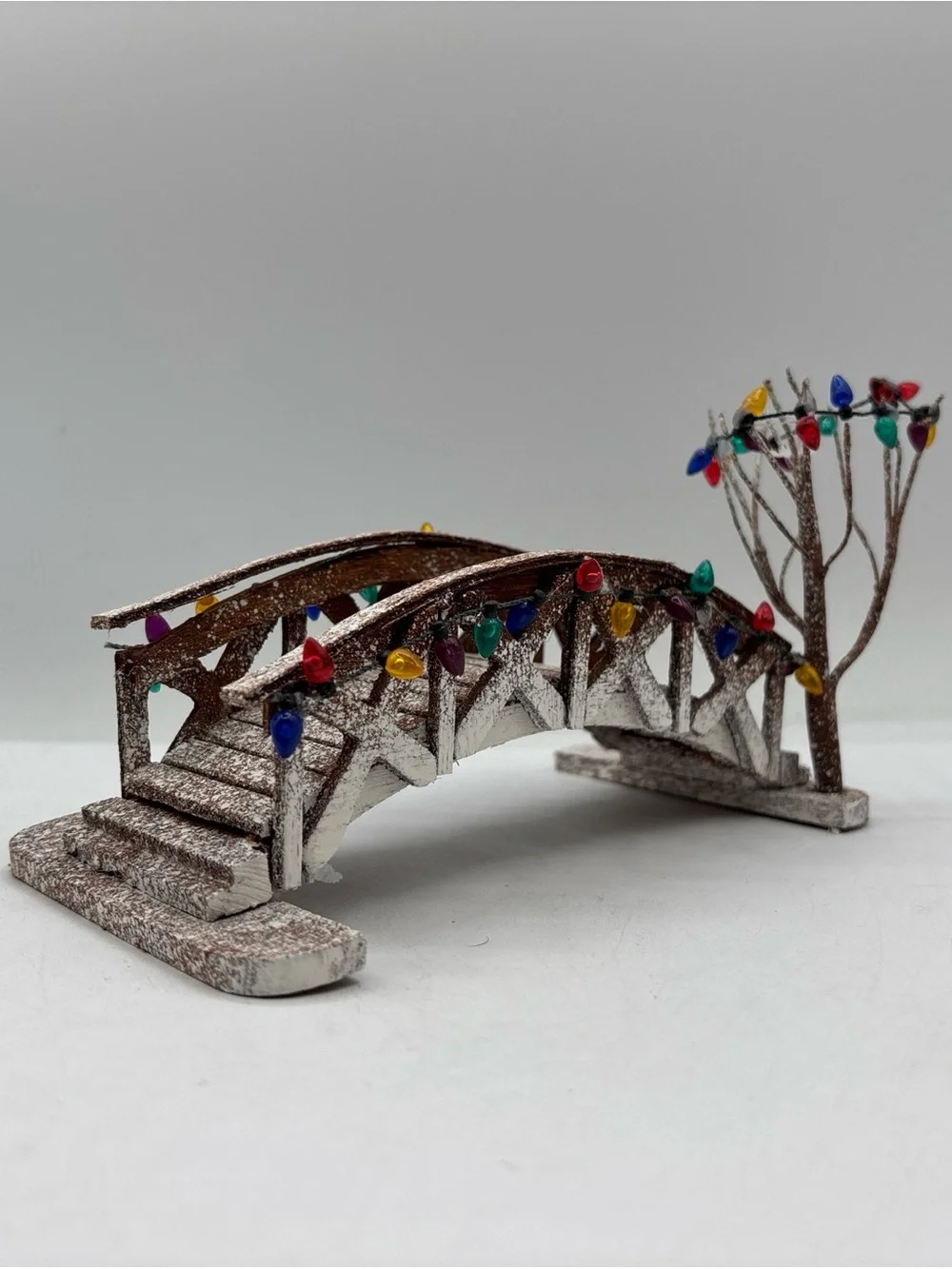 Lemax Village Collection 1991‎ Vintage Dickensvale Collectible Wooden Footbridge